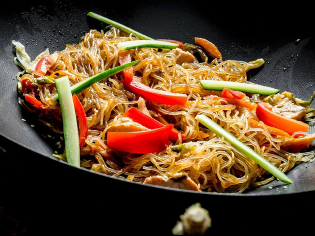 Фунчоза с овощами Фунчоза с овощами